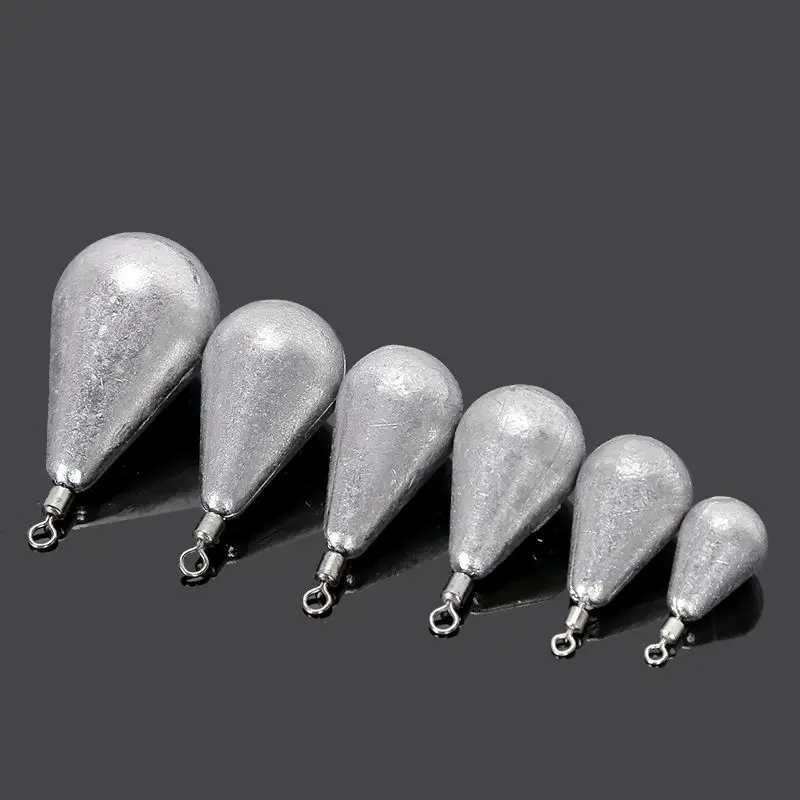 Fishing Lead Sinker with Swivels Lead Pendants Swivel Drop Lead Sinker 7.5g/15g/30g/45g/60g/75g/150g Fishing Accessories