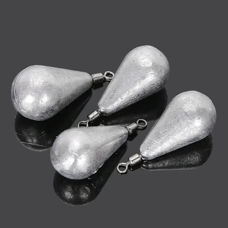Fishing Lead Sinker with Swivels Lead Pendants Swivel Drop Lead Sinker 7.5g/15g/30g/45g/60g/75g/150g Fishing Accessories