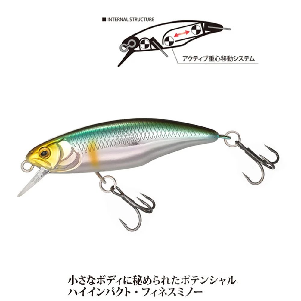 Japan Hot Model Sinking Minnow Fishing Lures 52mm 4.5g Jerkbait Bass Pike Carkbait Wobblers Swimbait Professional Hard Bait