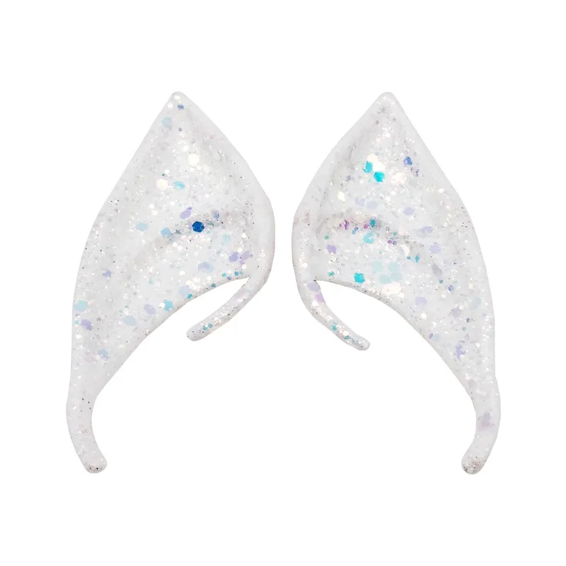 Cosplay Avatar Ears Colorful Shiny Movie Avatar 2 the Way of Water Cosplay Accessories Elven Ears