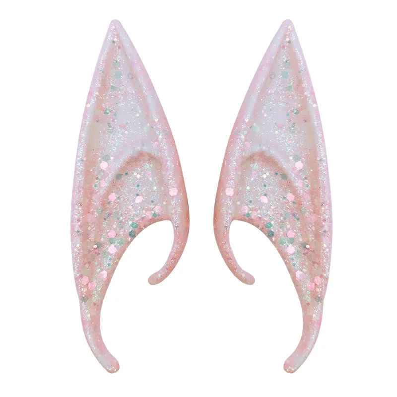 Cosplay Avatar Ears Colorful Shiny Movie Avatar 2 the Way of Water Cosplay Accessories Elven Ears