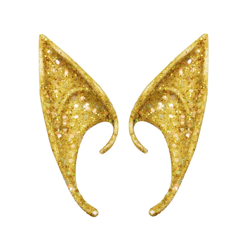 Cosplay Avatar Ears Colorful Shiny Movie Avatar 2 the Way of Water Cosplay Accessories Elven Ears