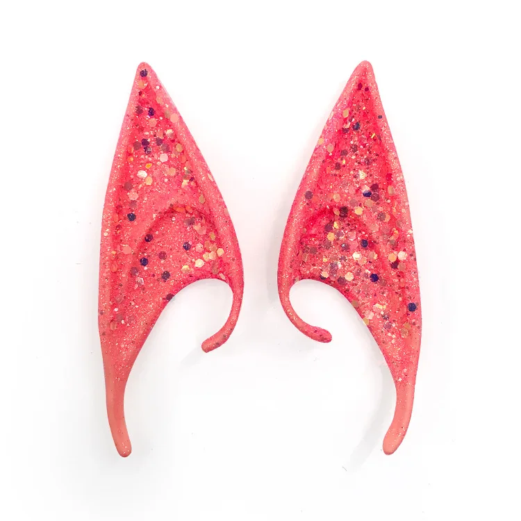 Cosplay Avatar Ears Colorful Shiny Movie Avatar 2 the Way of Water Cosplay Accessories Elven Ears