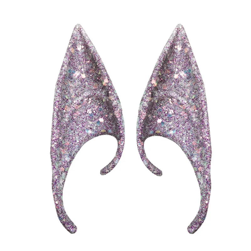 Cosplay Avatar Ears Colorful Shiny Movie Avatar 2 the Way of Water Cosplay Accessories Elven Ears