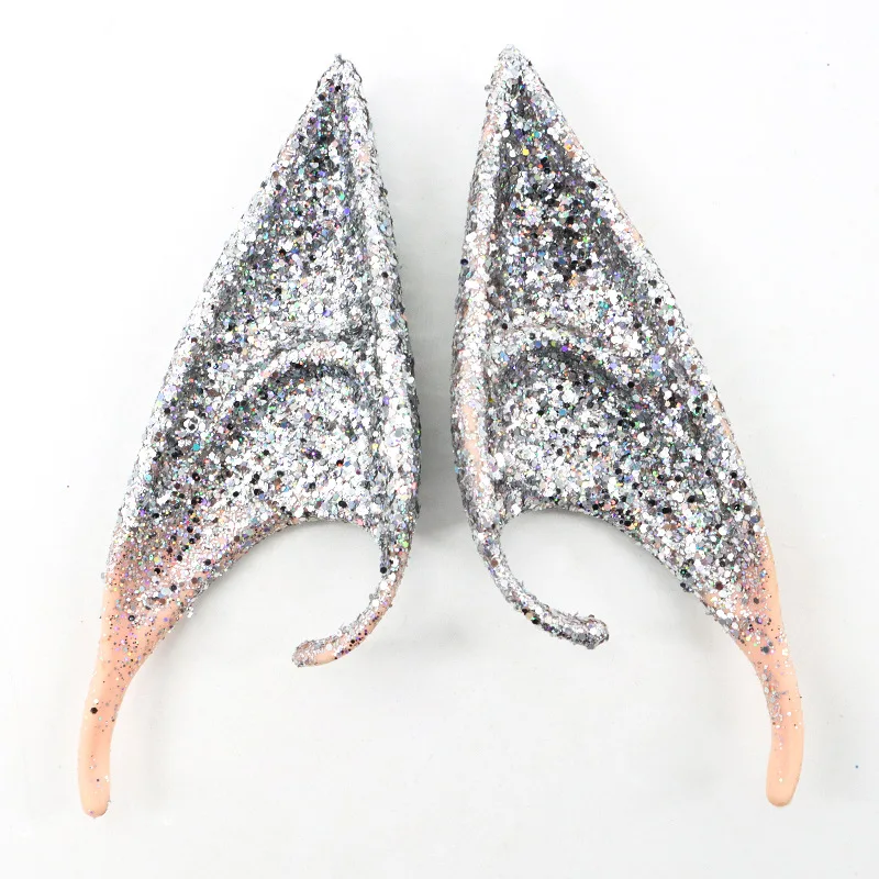 Cosplay Avatar Ears Colorful Shiny Movie Avatar 2 the Way of Water Cosplay Accessories Elven Ears