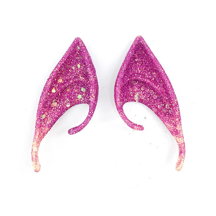 Cosplay Avatar Ears Colorful Shiny Movie Avatar 2 the Way of Water Cosplay Accessories Elven Ears