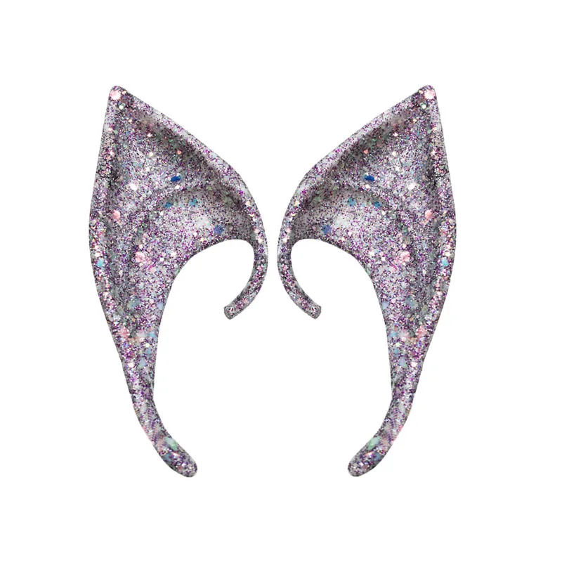 Cosplay Avatar Ears Colorful Shiny Movie Avatar 2 the Way of Water Cosplay Accessories Elven Ears