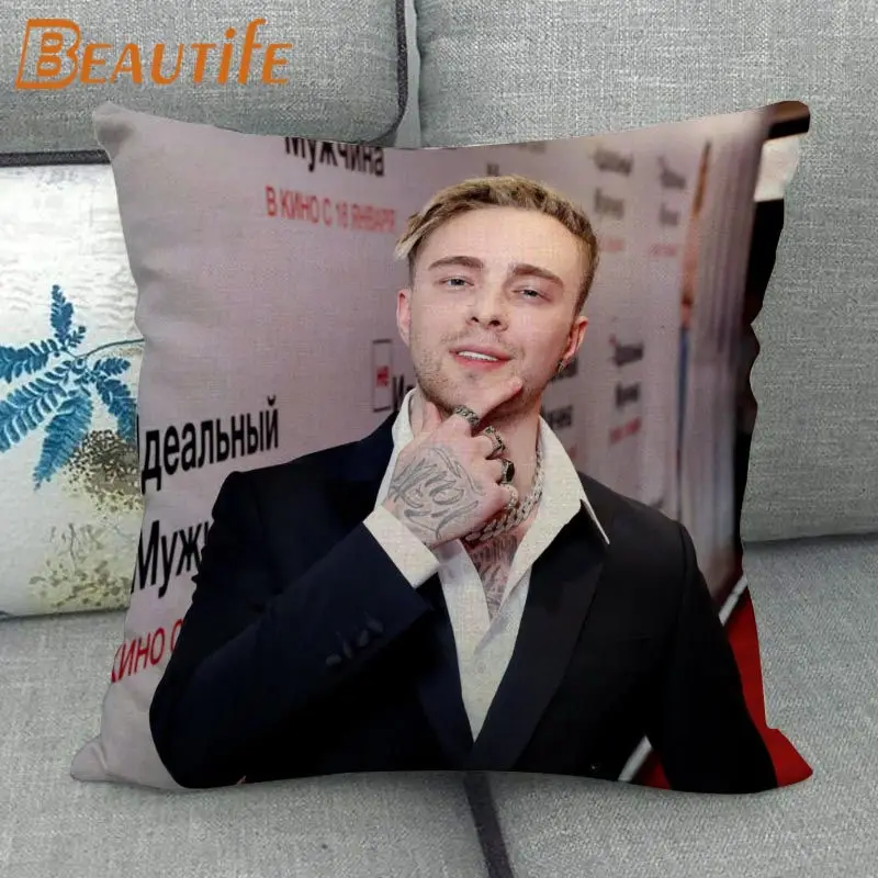 New Arrival Egor Kreed Pillowcase Bedroom Home Decorative Cover 45x45cm Square Zipper Pillow Cases Cotton Linen Fabric No Fade