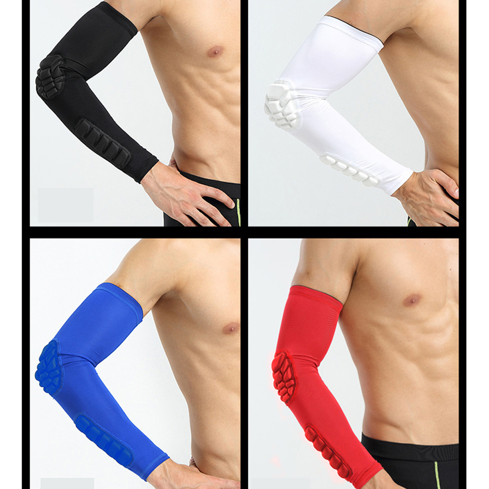 1PCS Arm Sleeves, Youth Adult Basketball Shooter Sleeves,Elbow Forearm Crashproof Pads for Football Basketball Volleyball Soccer