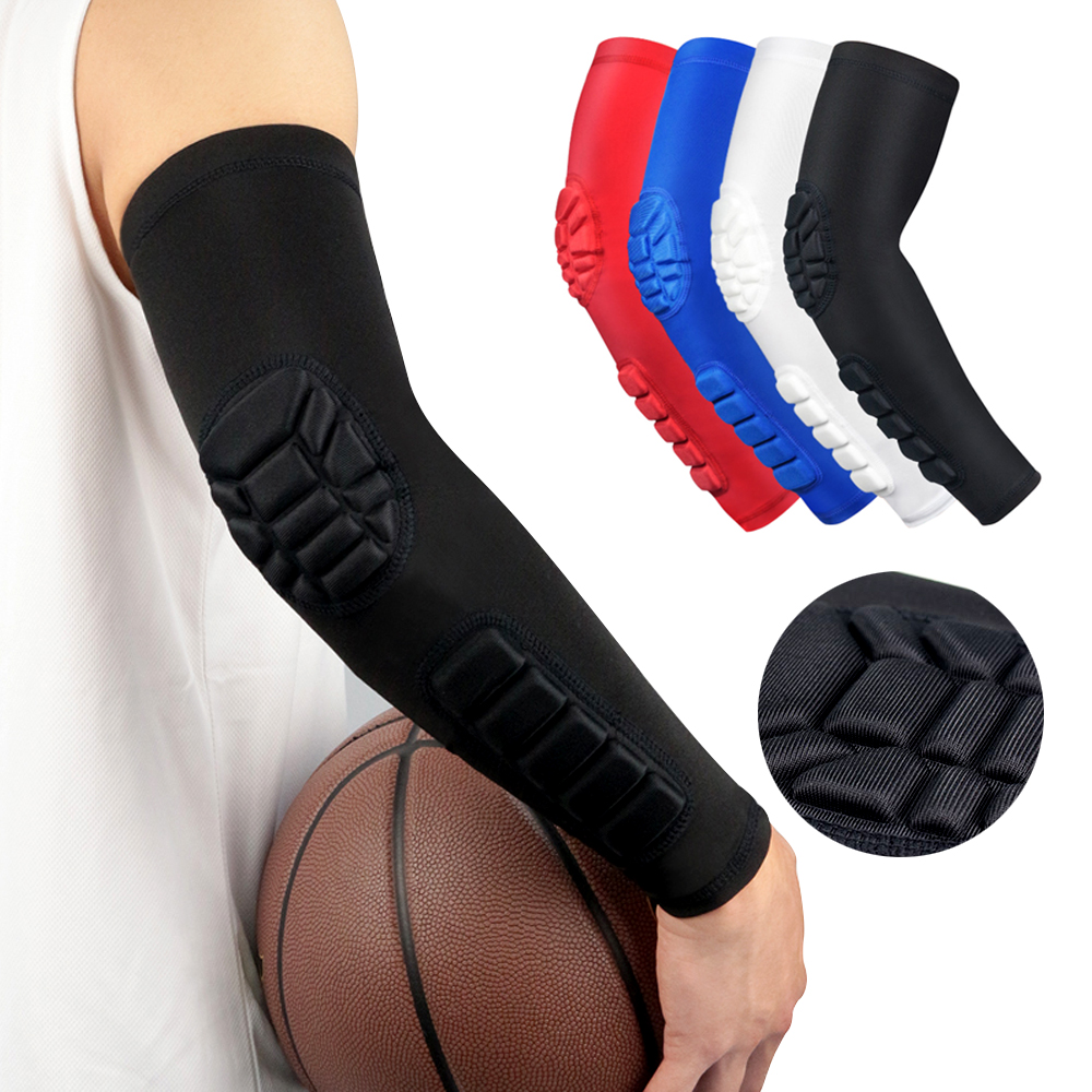 1PCS Arm Sleeves, Youth Adult Basketball Shooter Sleeves,Elbow Forearm Crashproof Pads for Football Basketball Volleyball Soccer