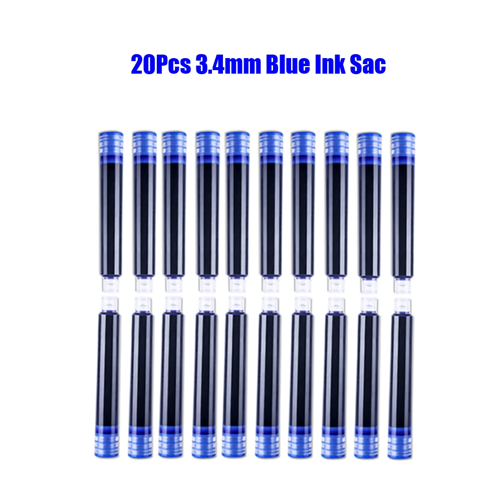 Luxury Fountain Pen Piston Acrylic Ink Pen Calligraphy Exquisite School Office Supplies Retro Pens 0.5mm EF/F Nib BLUE RED Green