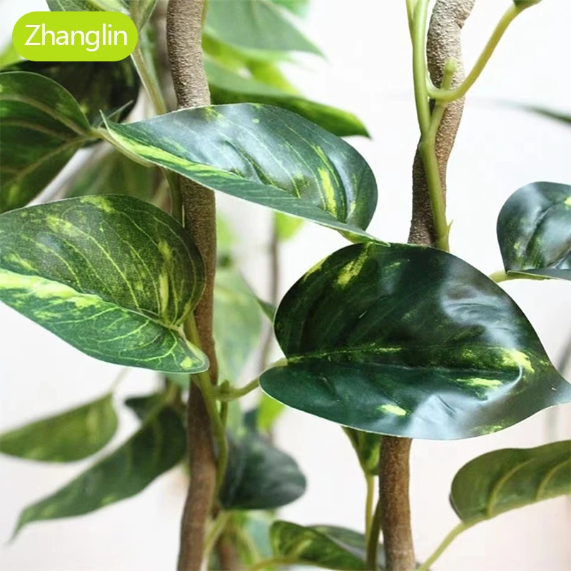 Artificial Plants Vine Green Leaf Withered Vine Wall Hanging Decorative Vine Home Indoor Room Bedroom Outdoor Balcony Garden Ivy