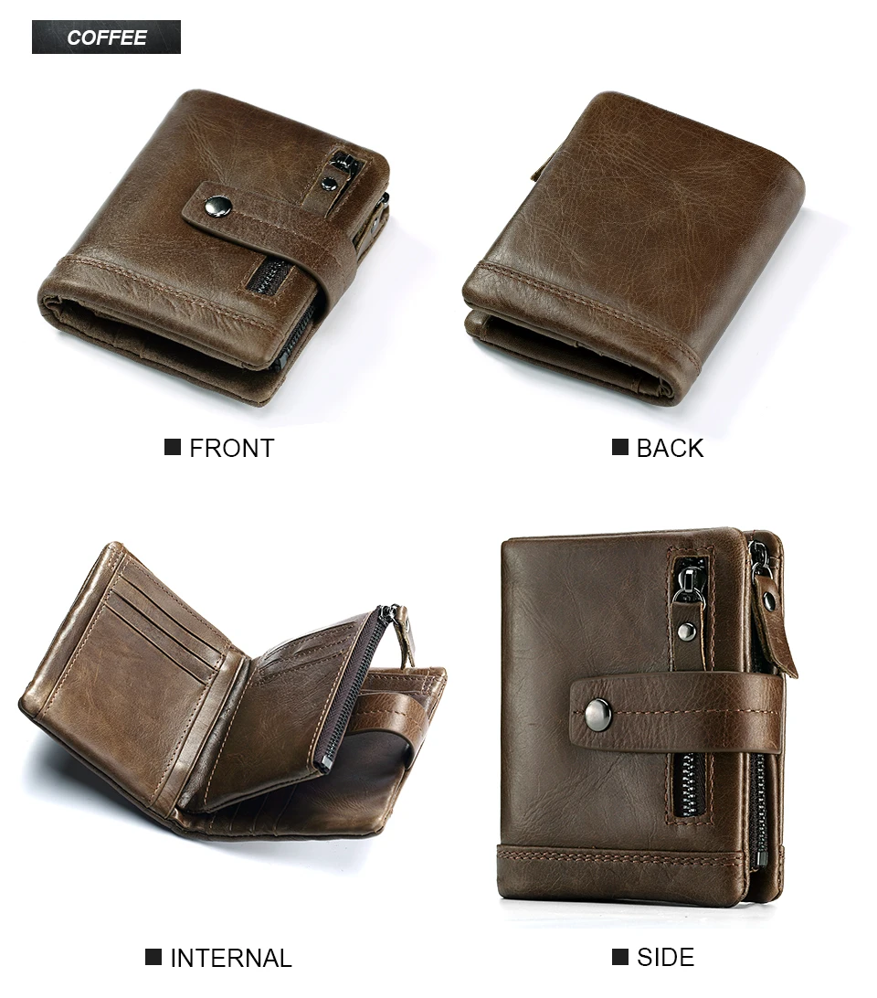 Genuine Leather Women Wallet for Coin and Card High Quality Small Female Clutch Handy Purse Fashion Ladies Walet Luxury Brand
