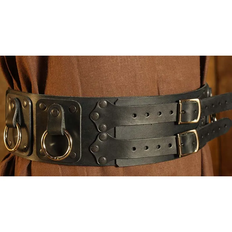 Medieval Corset Wide Belt Women Men Viking Knight Warrior Waistband Steampunk Medieval Pirate Larp Cosplay Costume Props