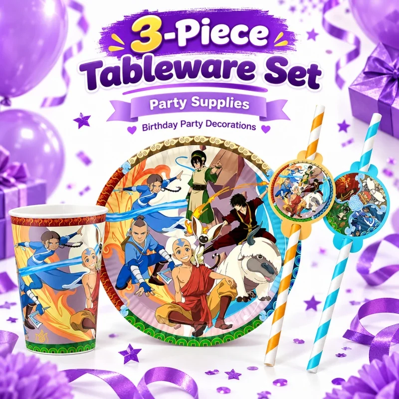 Avatar Combination Happy Birthday Party Decoration Tableware Set Alien Forest Creature Practical Durable Bestselling Supplies