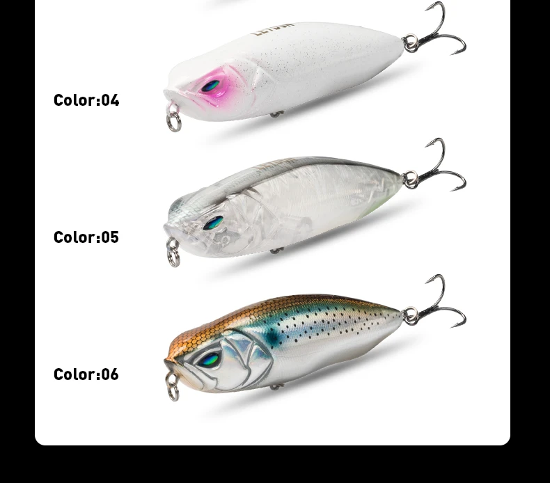 LEYDUN Z-Claw Floating Pencil Fishing Lures 86mm 100mm 120mm Topwater Hard Baits Surface Stickbait Good Action Bass Wobblers