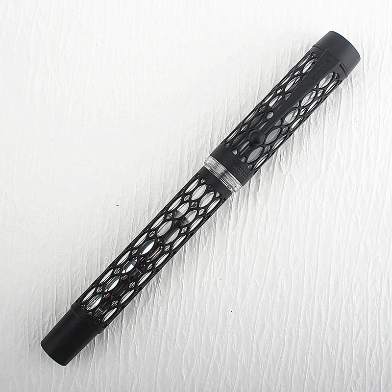 Jinhao 100 Vacuum Filling Fountain Pen Transparent Acrylic Skeleton Hollow Carved EF/F/M Writing Gift Pen