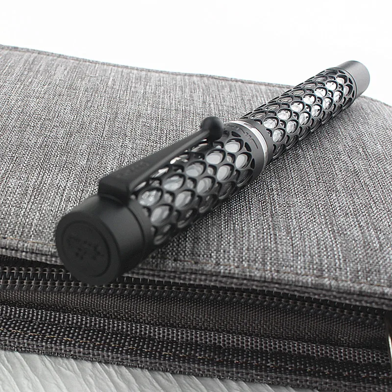 Jinhao 100 Vacuum Filling Fountain Pen Transparent Acrylic Skeleton Hollow Carved EF/F/M Writing Gift Pen