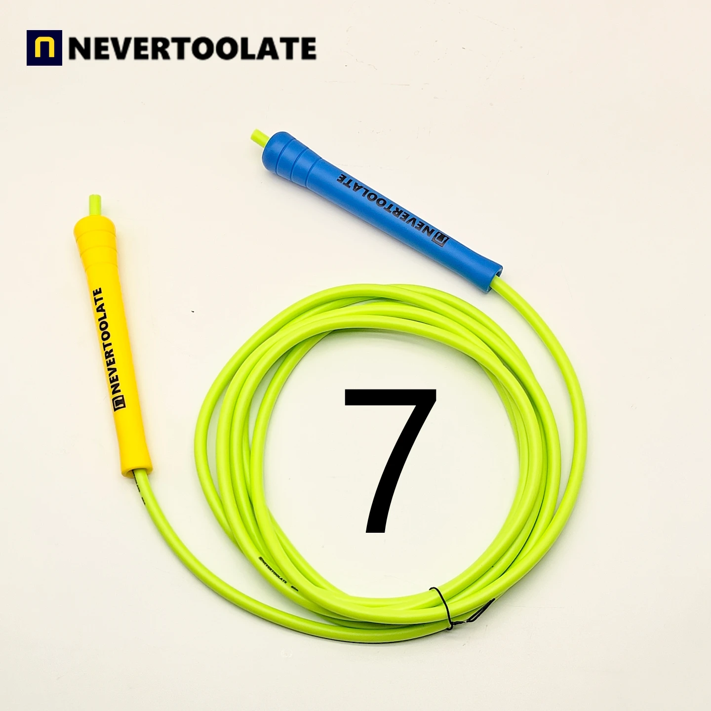 Super long 3.2 meters rope length 7mm PVC 15.5cm long handle 220 gram heavy fitness crossfit crossrope hiit skipping jump rope