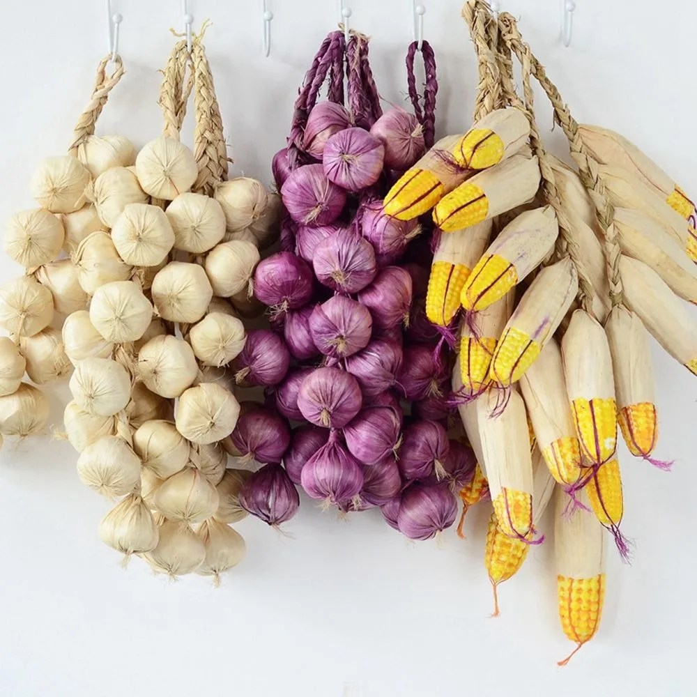 Onion Garlic Red Pepper Kitchen Decoration Fake Vegetables Photography Props Artificial Vegetables Simulation Food