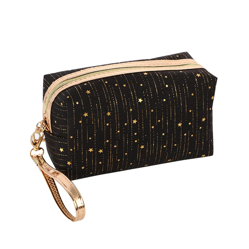 Stamping Makeup Bag Travel Cosmetic Bag Zipper Makeup Bags Cosmetics Organizer Storage Pouch Portable Travel Toiletry Bag
