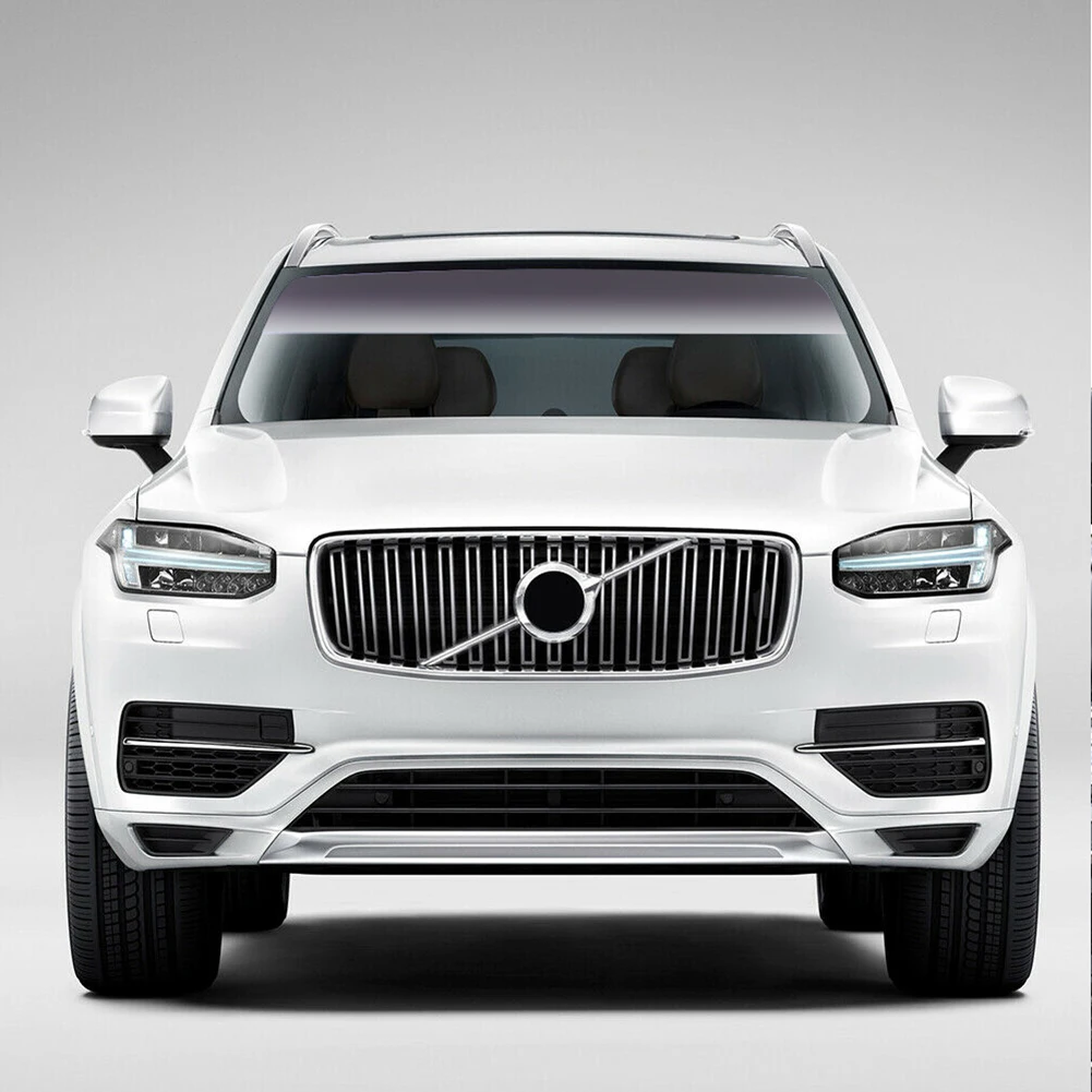Universal Car Windscreen Sun Shade Film Sticker 135x20cm Window Glass Solar Films With Scraper Anti-UV Sun Strip Car Accessories
