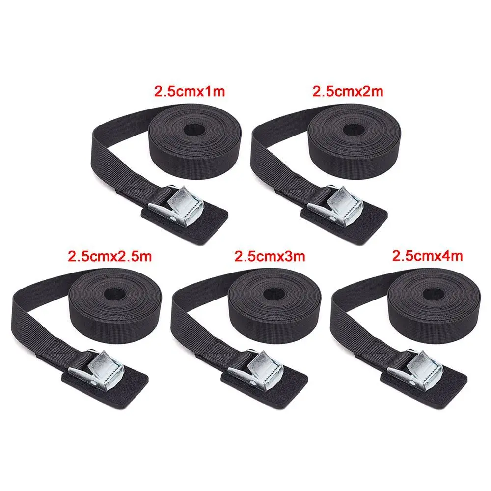 1m/2m/2.5m/3m/4m Outdoor Camping Travel Bundle Baggage Belt Tool Strapping Backpack Bundle Rope Fastening Fastening Travel Kits