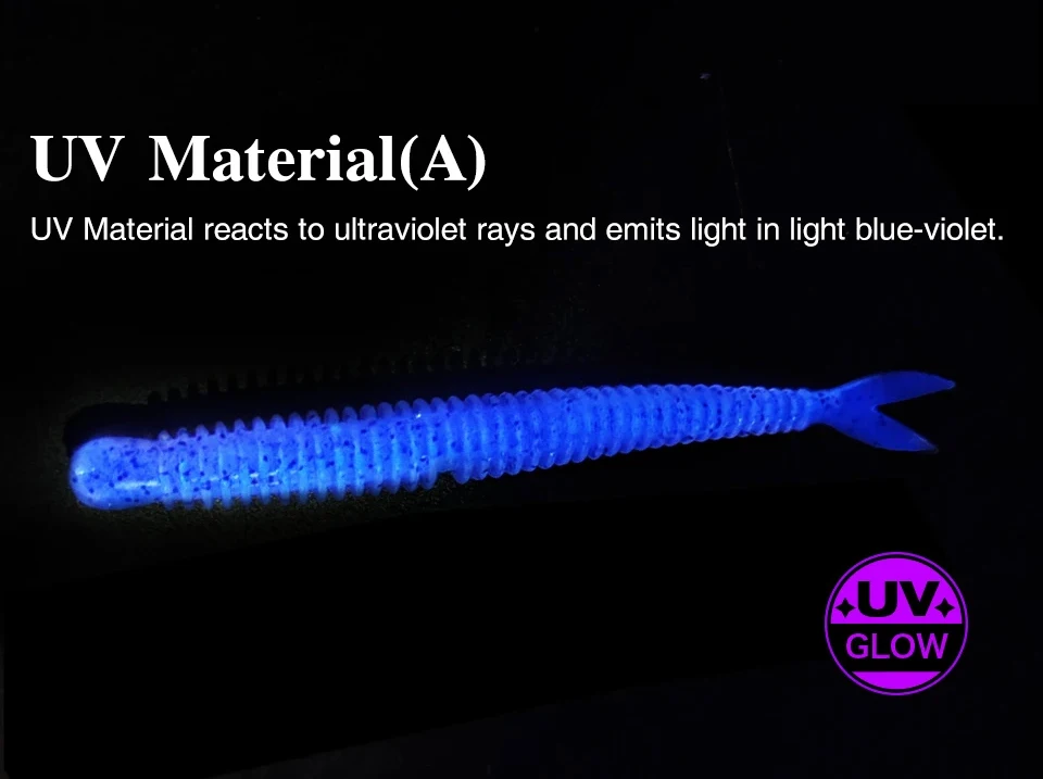 TSURINOYA Soft Bait Fishing Lure FLAME 3.0in 1.8g 18pcs Silicone Worm Bass Pike Light Game Fishing Rig Tackle Swimbait