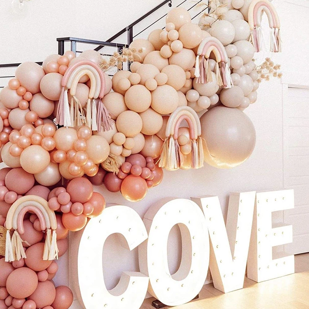 10/20/30pcs 10inch Pastel Blue Balloons Retro White Sand Nude Coffee Brown Latex Ballon Birthday Wedding Baby Shower Party Decor