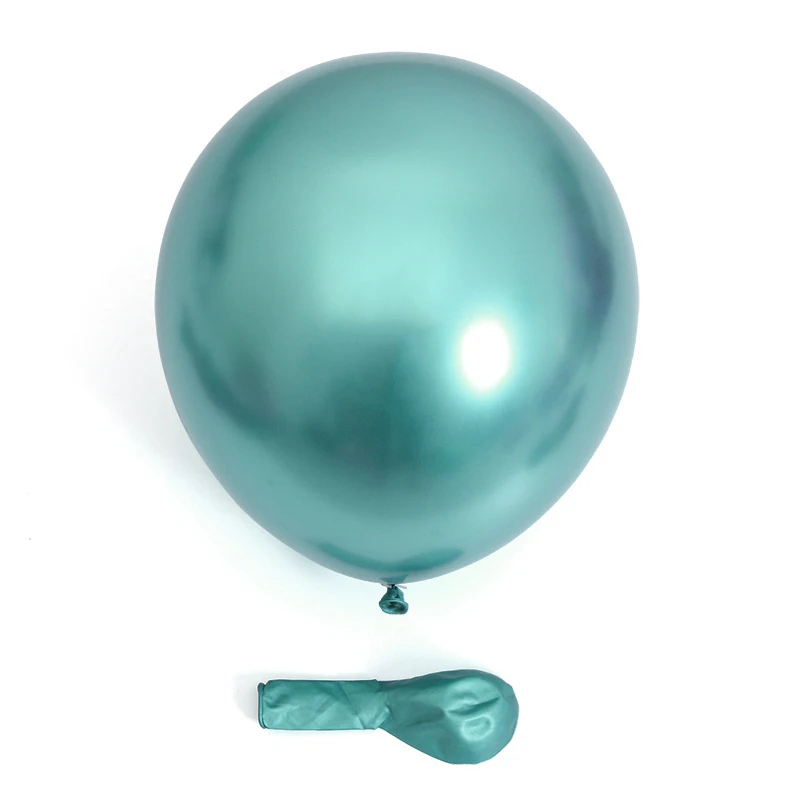10/20/50pcs Metallic Birthday Balloons Metal Blue Red Chrome Silver Rose Gold Balloons for Party Baby Shower Wedding Decorations