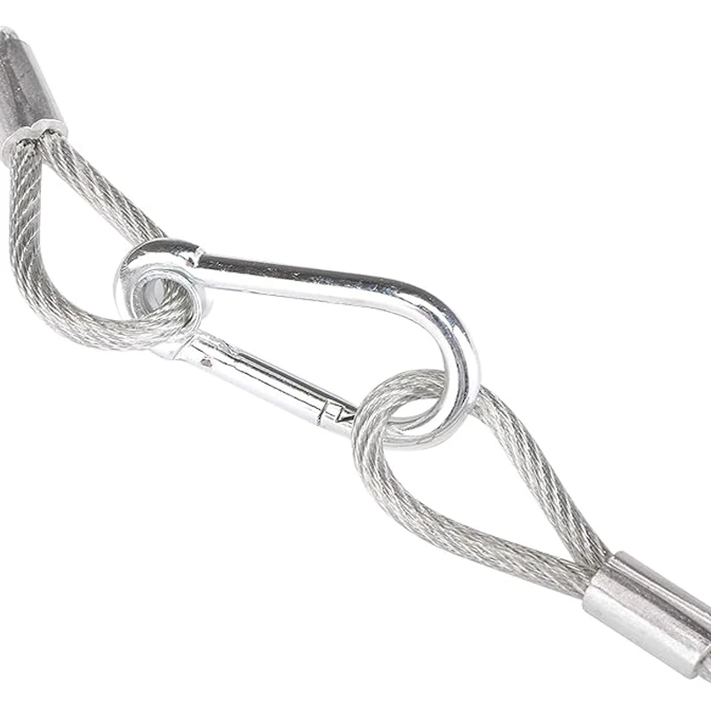 10pcs/Lot Steel Wire Safety Ropes Security Cables Stage DJ Lighting Par Lights