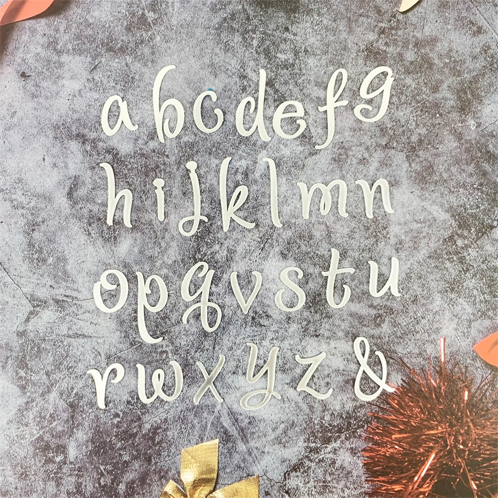 Golden Mirror Acrylic A-Z English Letter Alphabet Cake Decorating for Birthday Party Wedding Dessert DIY Decoration Cake Toppers