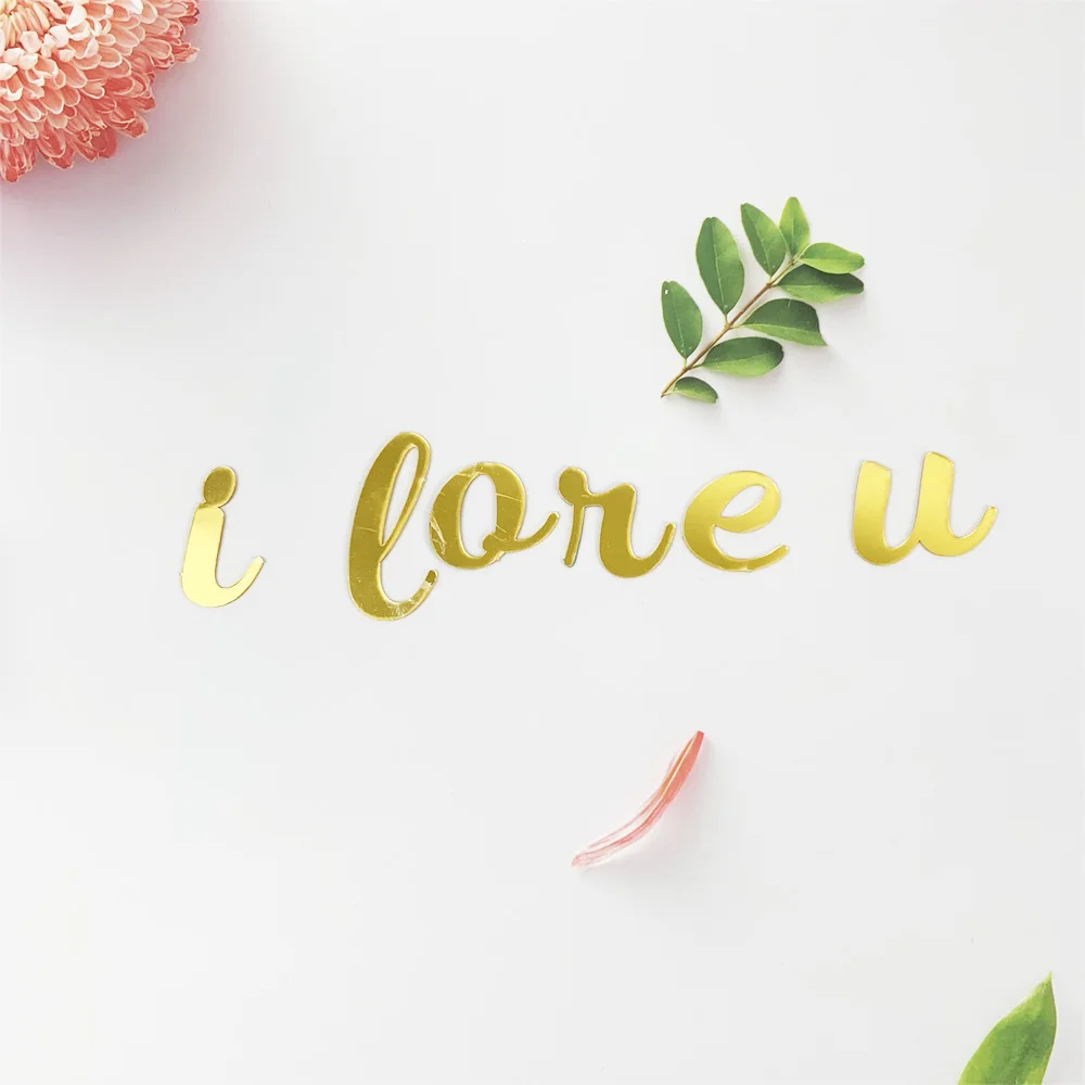 Golden Mirror Acrylic A-Z English Letter Alphabet Cake Decorating for Birthday Party Wedding Dessert DIY Decoration Cake Toppers