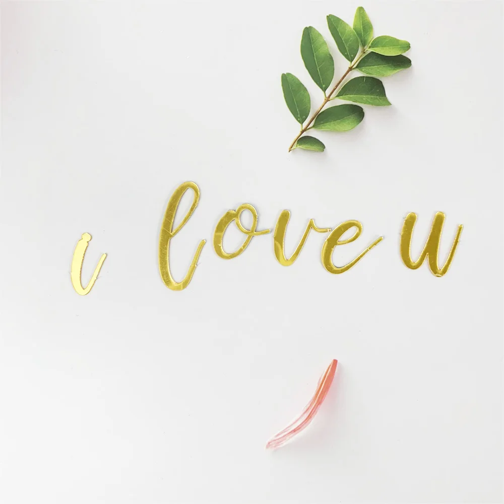 Golden Mirror Acrylic A-Z English Letter Alphabet Cake Decorating for Birthday Party Wedding Dessert DIY Decoration Cake Toppers