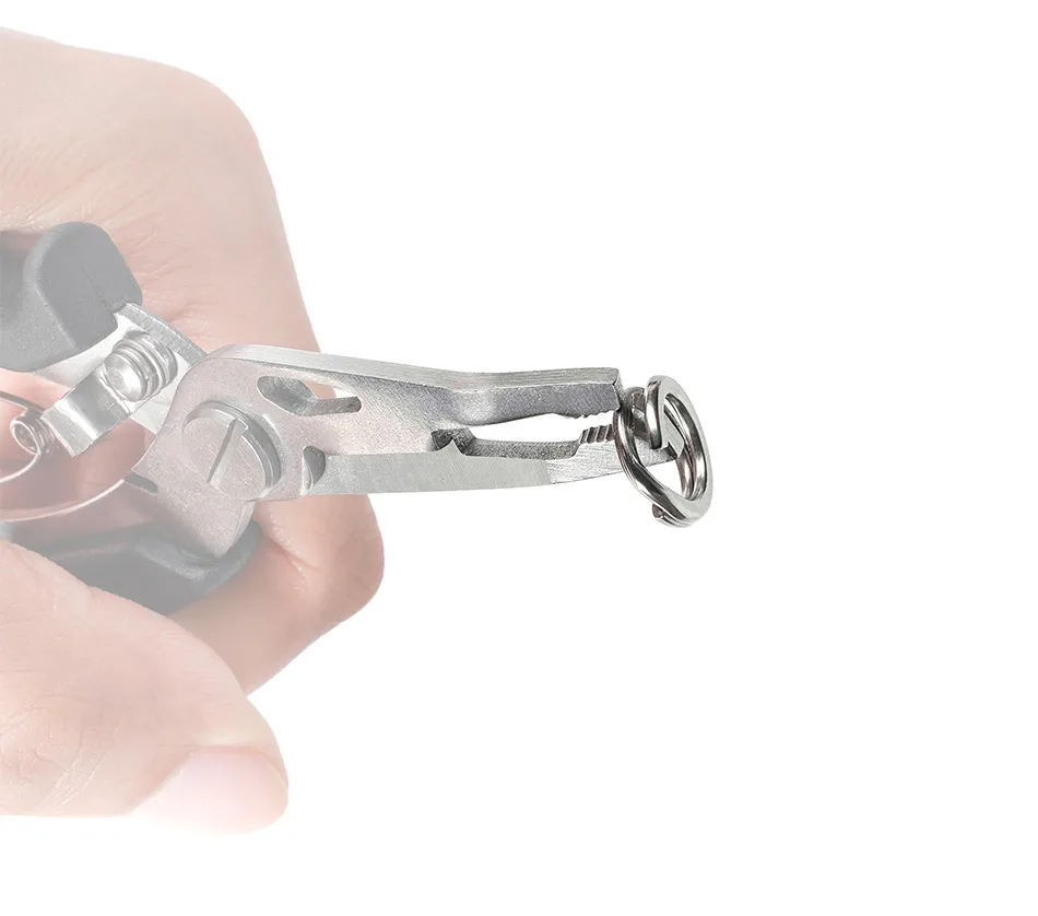 Noeby-Stainless Steel Split Rings, Heavy Duty Fishing, Double Ring Connector, Hook Snap, Swivel for Sea Fishing, Accessories