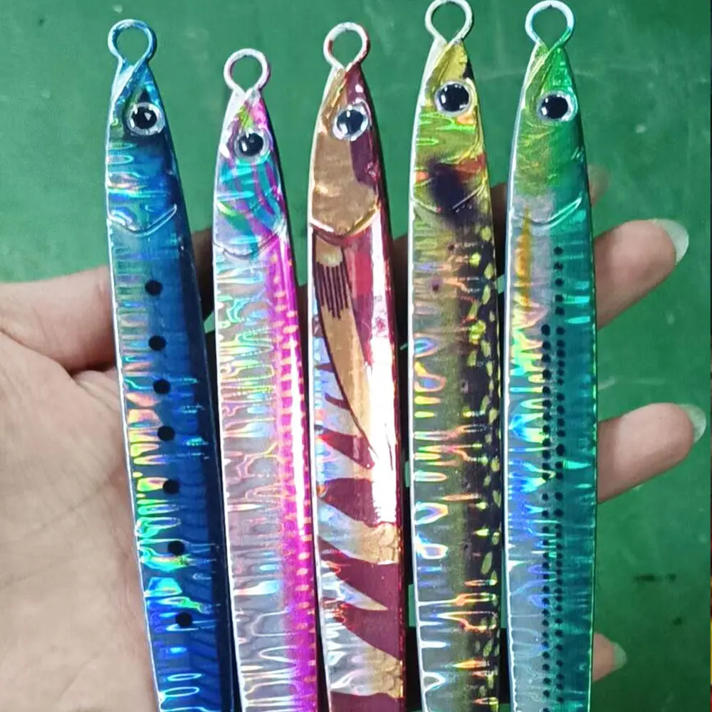 AS Speed Falling Jig Lure Fast UV Jig 3D Print Fishing Glow Angler 150g180g Metal Vertical Hard Bait Sinking Jigging Pesca Bait