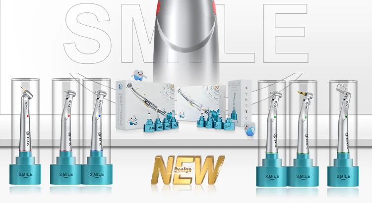 AI-M205-M4/B2 Mini Steel Body Inner Water Spray Air Micromotor Contra Angle Low Speed Straight Handpiece For Dental Chair