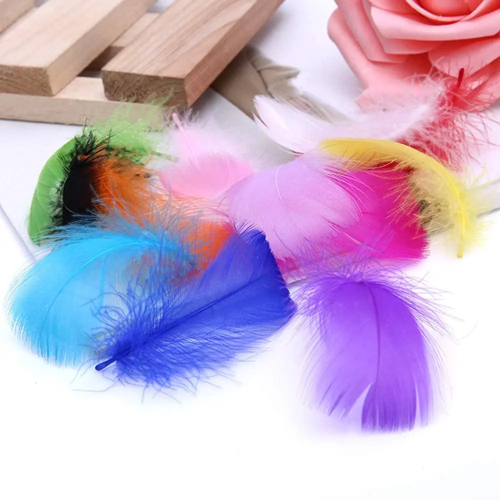 Colorful Feathers for Transparent Bobo Ballons Filled Baby Shower Decor IT IS A BOY GIRL Ballons Birthday Wedding Decors Balloon