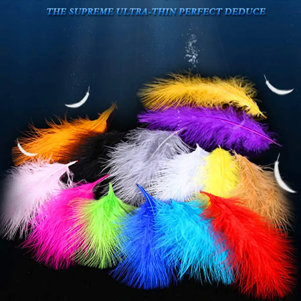 Colorful Feathers for Transparent Bobo Ballons Filled Baby Shower Decor IT IS A BOY GIRL Ballons Birthday Wedding Decors Balloon