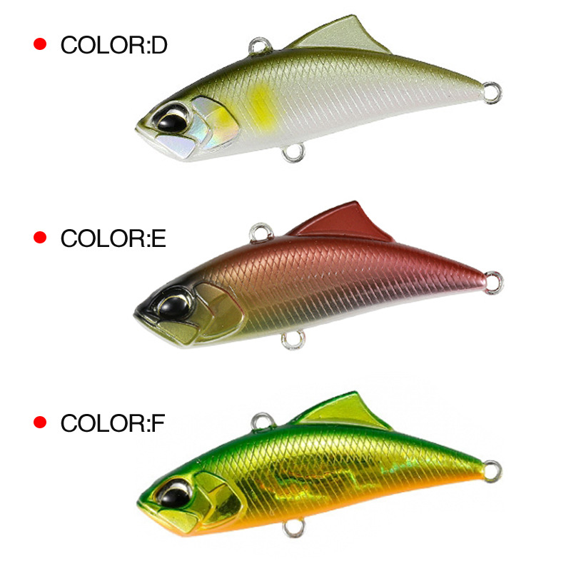 Japan VIB Fishing Lures Spearhead RYUKI Vibration 45S Lure for Summer and Winter Artificial Bait Trouts Tackle Pike Accessories