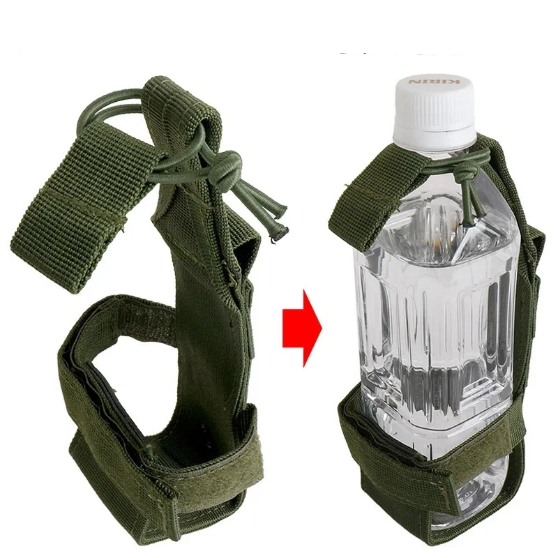 Molle Water Bottle Holder Belt Nylon Bag Outdoor Travel Riding Camping Hiking Hunting Accessories Canteen Kettle Carrier Pouch