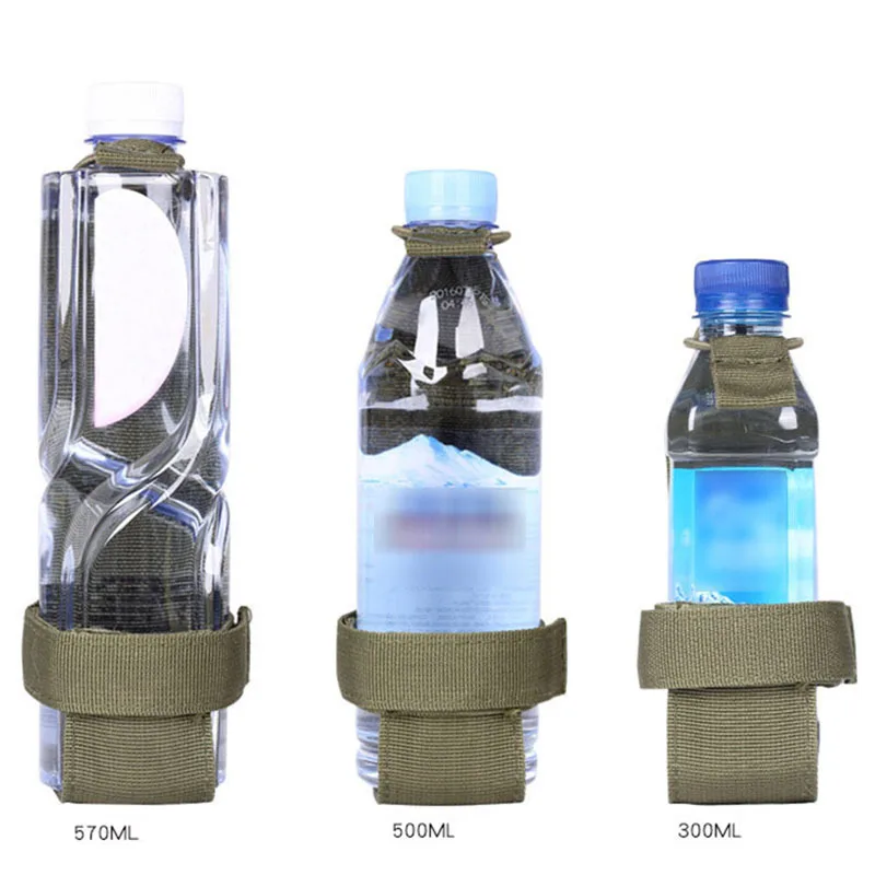 Molle Water Bottle Holder Belt Nylon Bag Outdoor Travel Riding Camping Hiking Hunting Accessories Canteen Kettle Carrier Pouch
