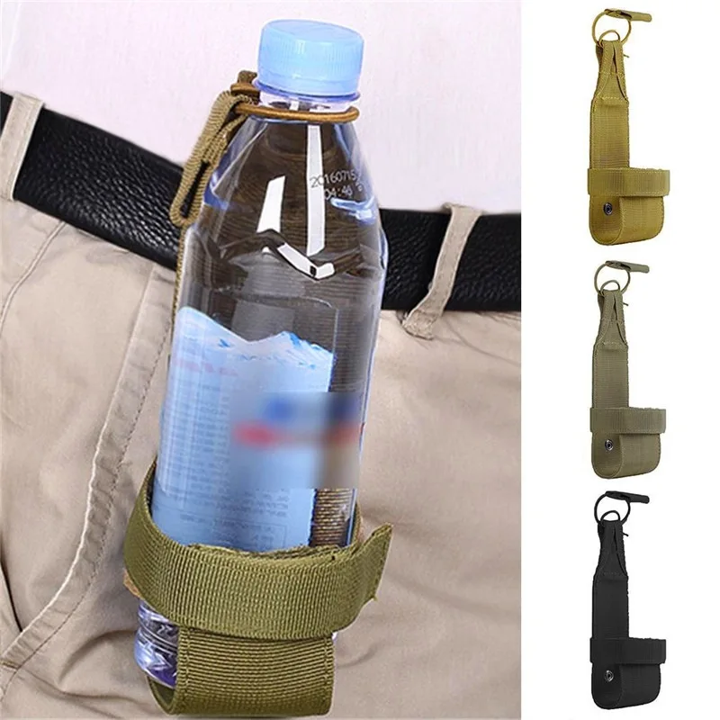 Molle Water Bottle Holder Belt Nylon Bag Outdoor Travel Riding Camping Hiking Hunting Accessories Canteen Kettle Carrier Pouch
