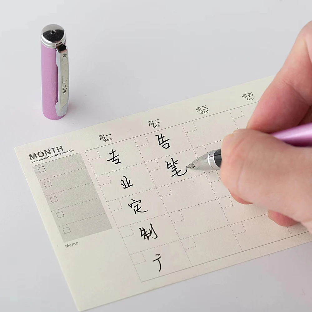1+20Pcs Metal Gel Ink Sign Pen Rotating 0.5MM Black Switzerland Refill Business Signing School Office Stationery Ballpen