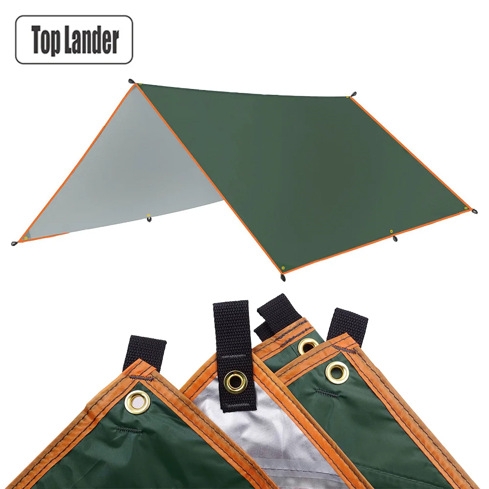 4x4m 5x3m 4x3m 3x3m Ultralight Waterproof Tarp Tent Large Camping Awning Sun Shelter Garden Canopy Outdoor Beach Shade Hiking