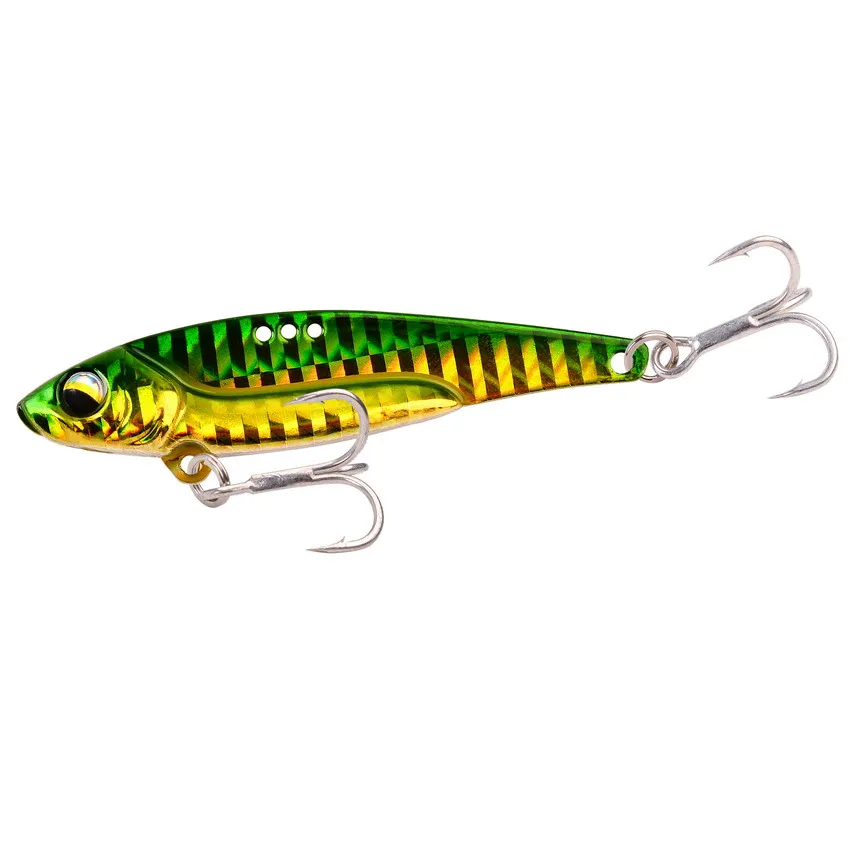 Coated Copper Metal VIB vibration Bait Fishing Lures 10g 14g 20g Jigs Trout Winter Fishing Hard Baits Tackle Pesca