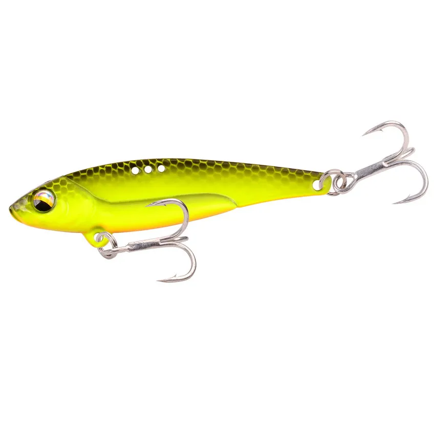 Coated Copper Metal VIB vibration Bait Fishing Lures 10g 14g 20g Jigs Trout Winter Fishing Hard Baits Tackle Pesca
