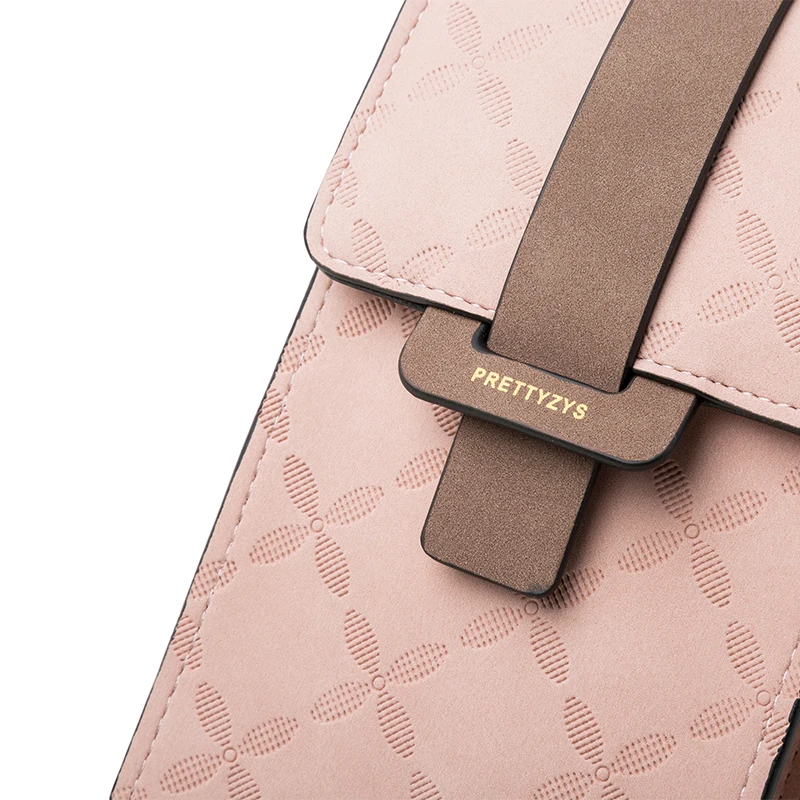 2026 Summer New Mobile Phone Bag Wallet Japanese and Korean High-End PU Plash Buckle Vertical Large Capacity Single Shoulder Bag
