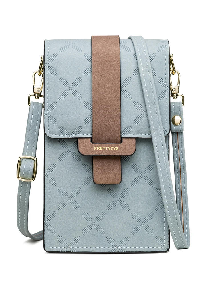 2026 Summer New Mobile Phone Bag Wallet Japanese and Korean High-End PU Plash Buckle Vertical Large Capacity Single Shoulder Bag