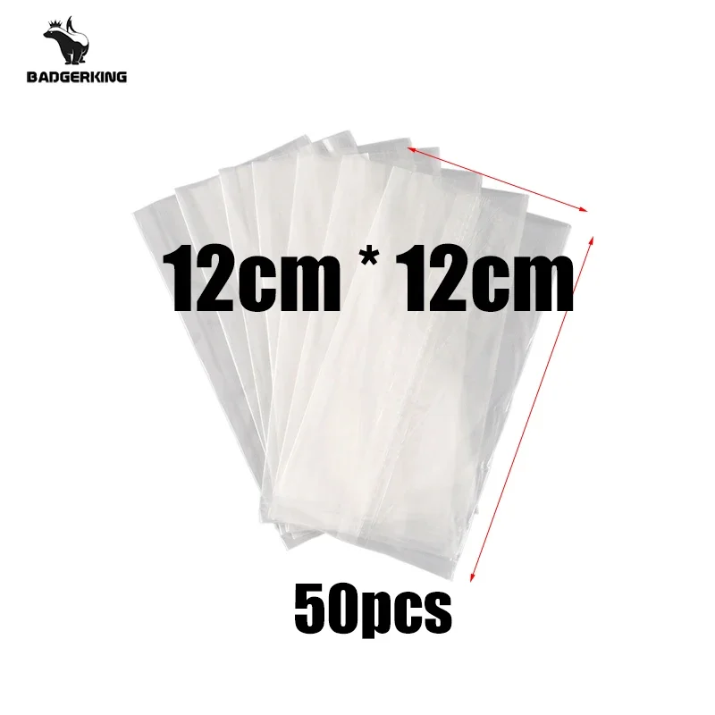 50pcs/lot PVA Bags for Carp Fishing Fast Dissolving Environmental Water-soluble Bag for Carp Fishing Bag Tackles